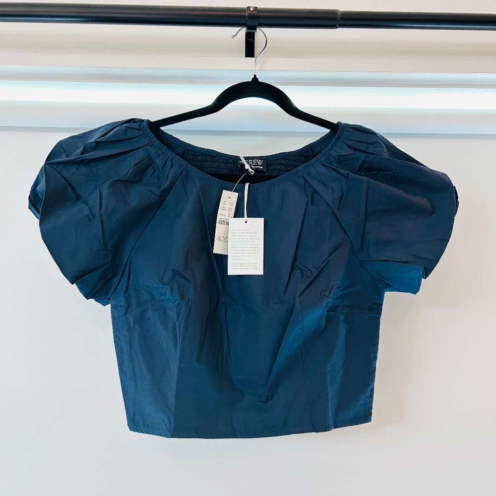 J.Crew Fitted Puff-sleeve Top - Picture 5 of 6